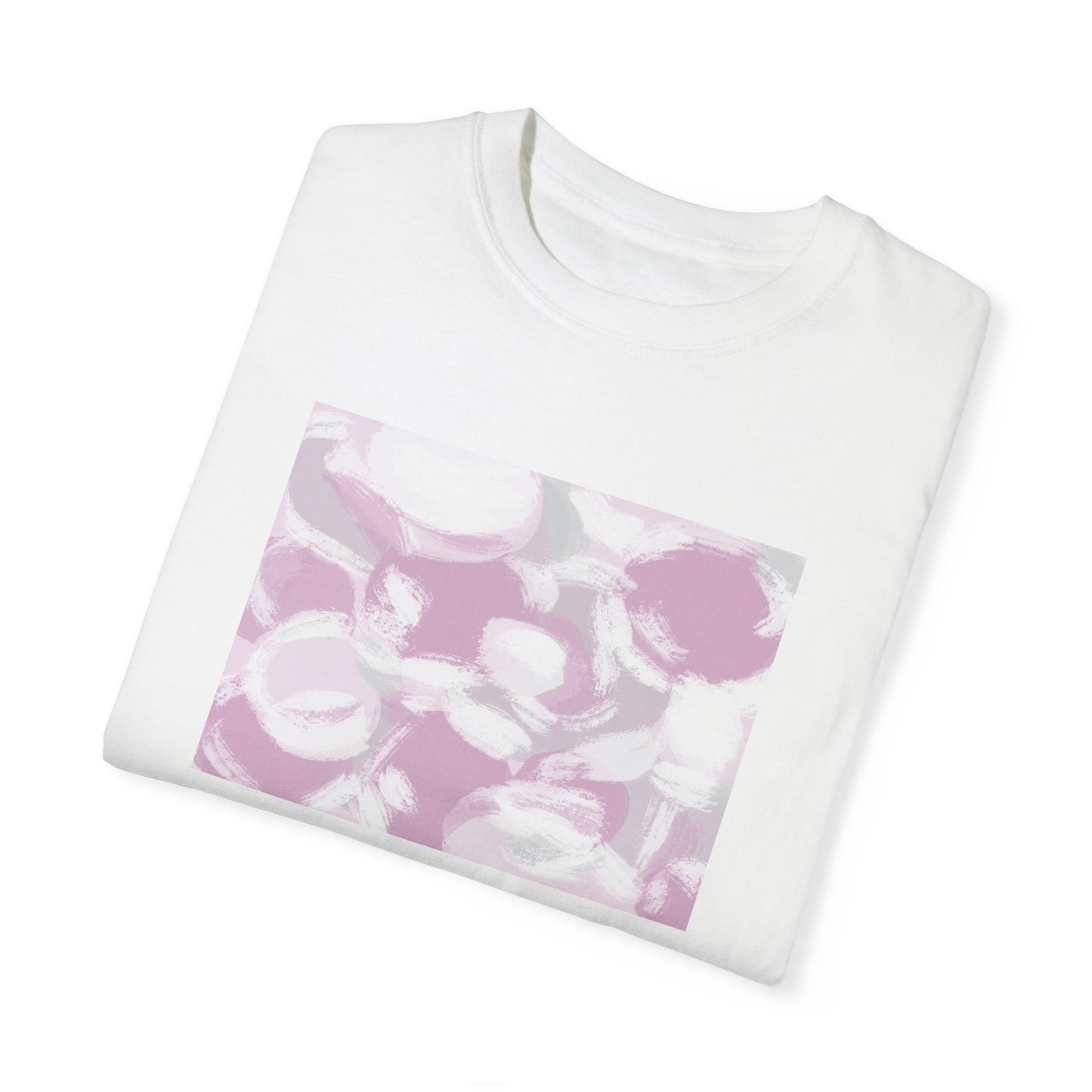 Unisex T-Shirt with Abstract Pink Design