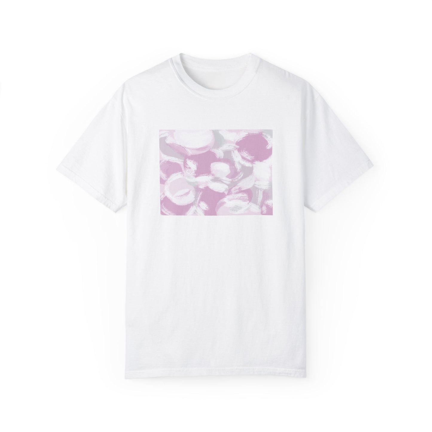 Unisex T-Shirt with Abstract Pink Design