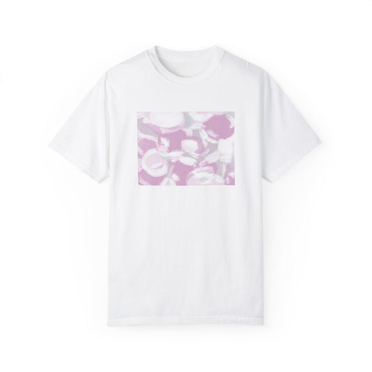 Unisex T-Shirt with Abstract Pink Design