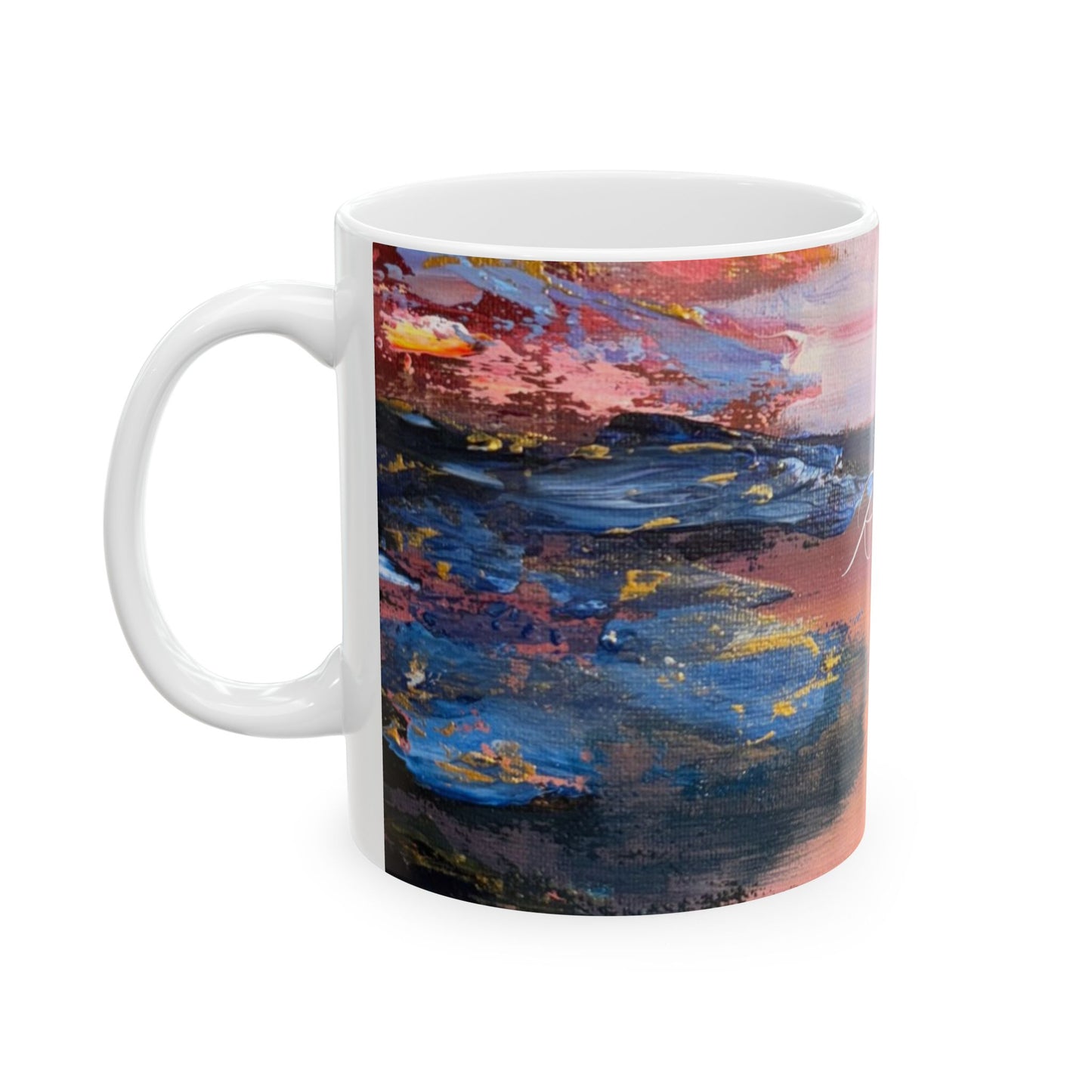 “Setting Star” Ceramic Mug, (11oz)