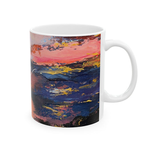 “Setting Star” Ceramic Mug, (11oz)